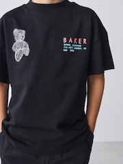 Baker by Ted Baker Oversized Graphic T-Shirt - Image 7 of 12