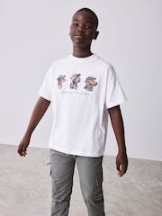 Baker by Ted Baker Oversized Graphic T-Shirt - Image 1 of 8