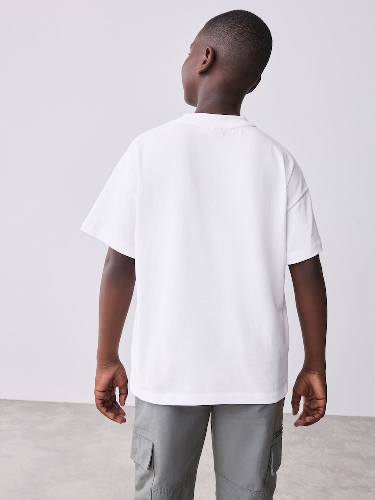 Baker by Ted Baker Oversized Graphic T-Shirt - Image 2 of 8