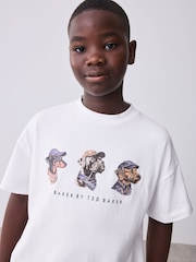 Baker by Ted Baker Oversized Graphic T-Shirt - Image 4 of 8