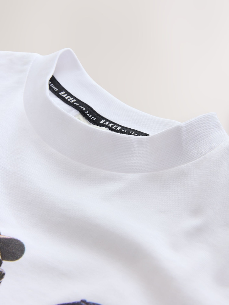 Baker by Ted Baker Oversized Graphic T-Shirt - Image 8 of 8