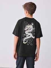Baker by Ted Baker Oversized Graphic T-Shirt - Image 2 of 8