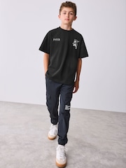 Baker by Ted Baker Oversized Graphic T-Shirt - Image 4 of 8
