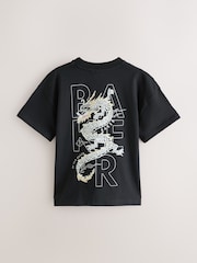 Baker by Ted Baker Oversized Graphic T-Shirt - Image 6 of 8