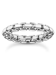Thomas Sabo Silver Tone Box Chain Ring - Image 1 of 3