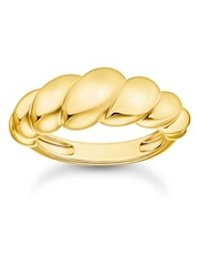 Thomas Sabo Gold Tone Shapes Turned Ring - Image 1 of 2