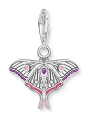 Thomas Sabo Silver Tone Moth Colourful Charm - Image 2 of 3