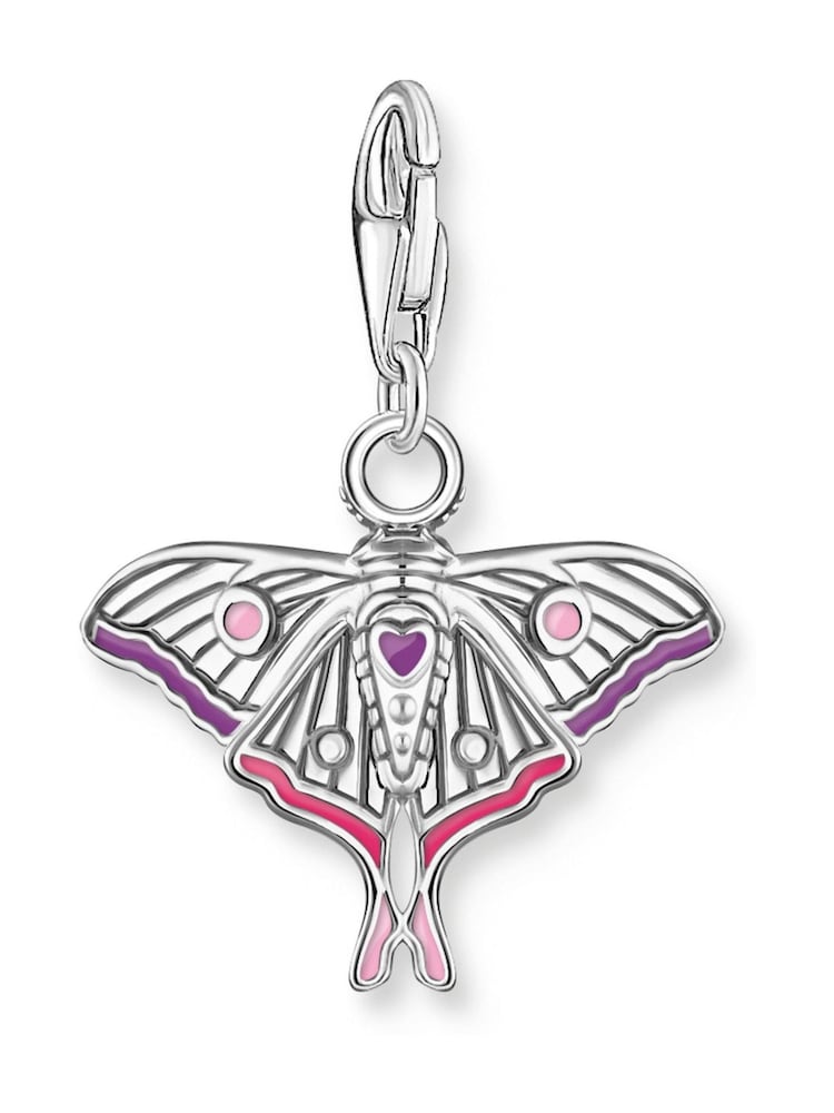 Thomas Sabo Silver Tone Moth Colourful Charm - Image 2 of 3