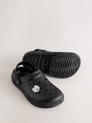 smALLSAINTS Black Clog Sandals - Image 5 of 6