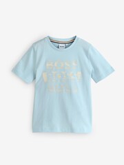 BOSS Blue Logo Short Sleeve T-Shirt - Image 1 of 1