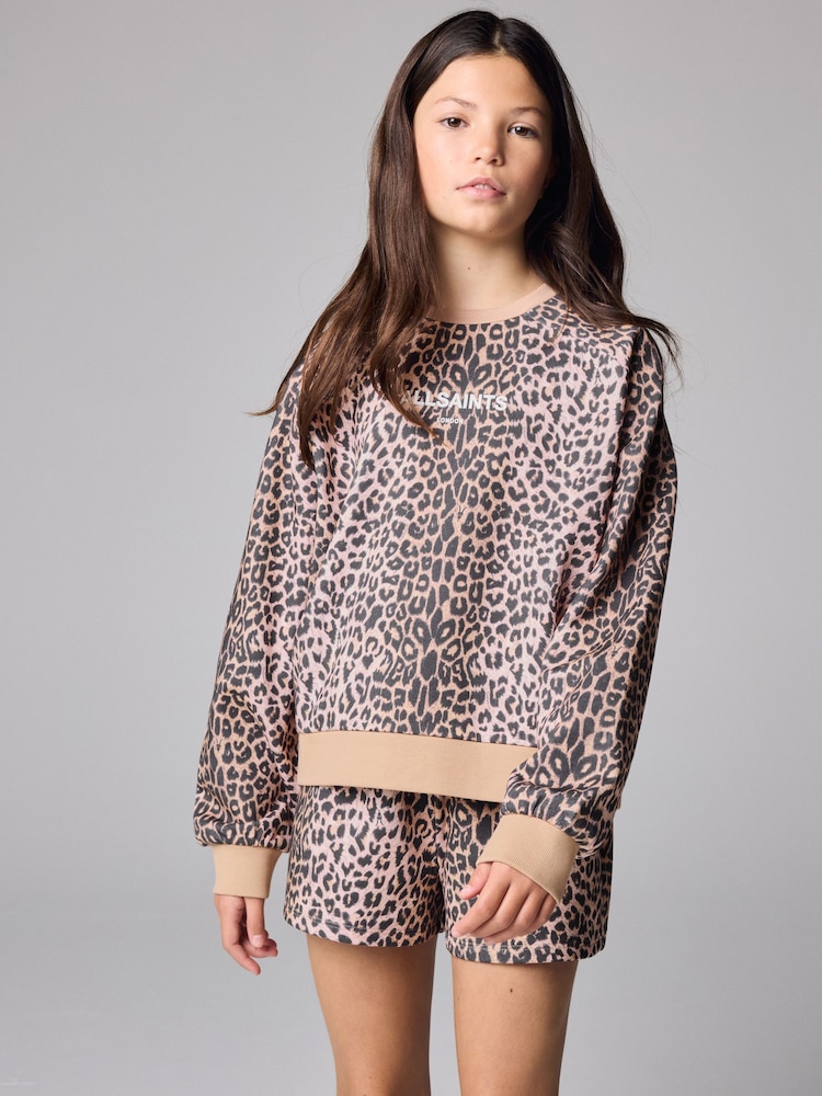 smALLSAINTS Logo Sweatshirt and Sweat Shorts Set - صورة 1 من 12 smALLSAINTS Logo Sweatshirt and Sweat Shorts Set - صورة 1 من 12