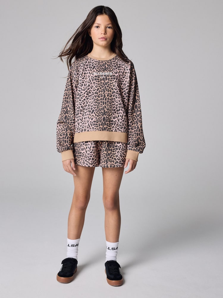 smALLSAINTS Logo Sweatshirt and Sweat Shorts Set - صورة 2 من 12 smALLSAINTS Logo Sweatshirt and Sweat Shorts Set - صورة 2 من 12