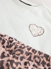 smALLSAINTS Leopard Lover T-Shirt and Wide Leg Leggings Set - Image 13 of 14
