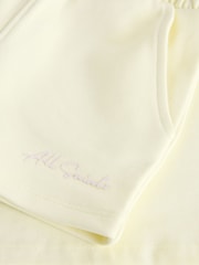 smALLSAINTS Floral Heart T-Shirt and Sweat Shorts Younger Set - Imaginea 9 din 10