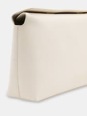 Whistles White Fia Unlined Foldtop Clutch Bag - Image 3 of 5