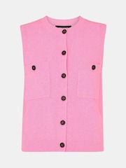 Whistles Pink Boucle Textured Tank - Image 5 of 5