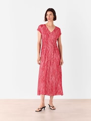 Whistles Zebra Texture Midi Dress - Bild 1 von 5