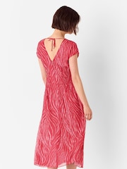 Whistles Zebra Texture Midi Dress - Bild 2 von 5
