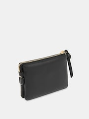 Whistles Black Knotted Zip Pull Purse - Image 2 of 4