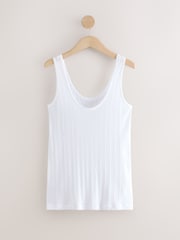 Yellow/Cream/Coral Rib Vests 3 Pack - Image 3 of 10