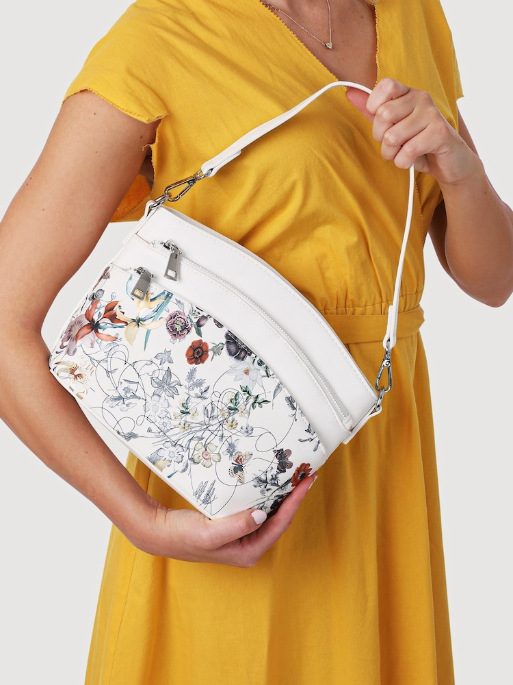 Pavers White Adjustable Cross-Body Bag - Image 1 of 1