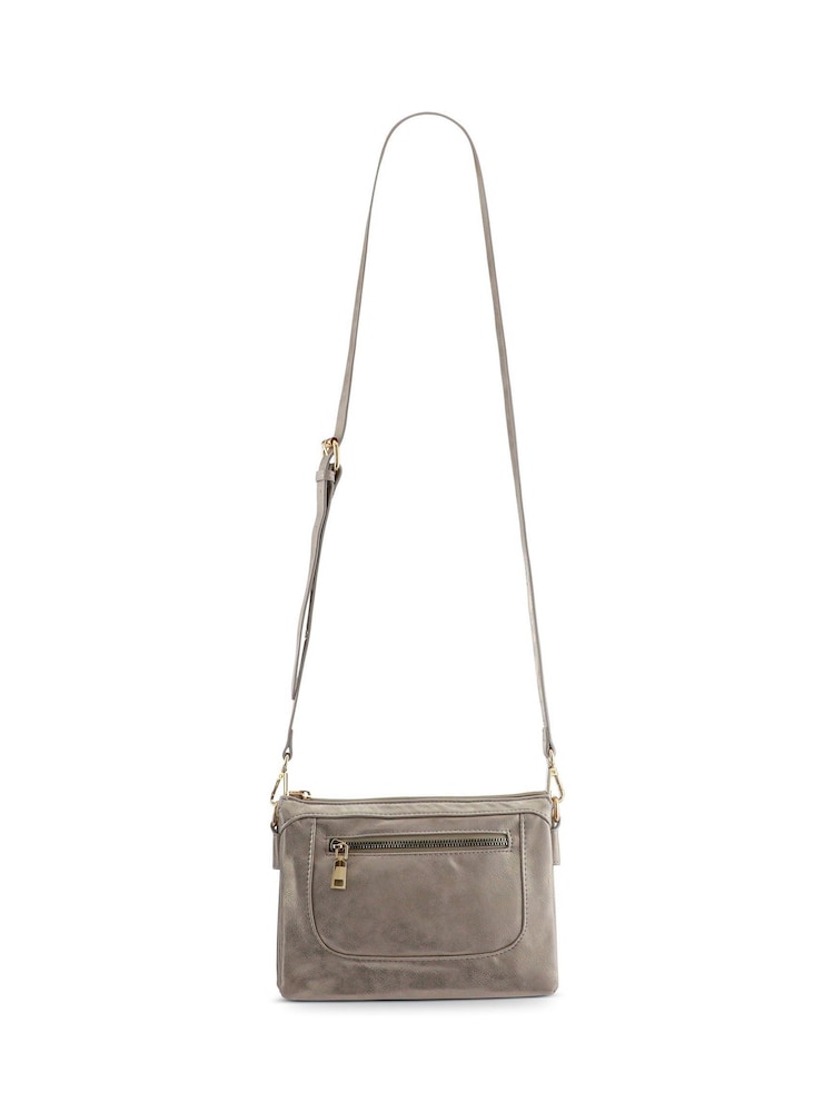 Złoty - Pavers Zip Close Shoulder Bag - Image 2 of 4
