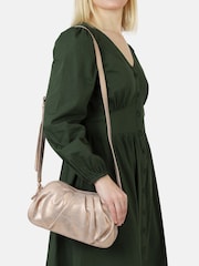 Pavers Gold Adjustable Slouched Cross-Body Bag - Image 1 of 4