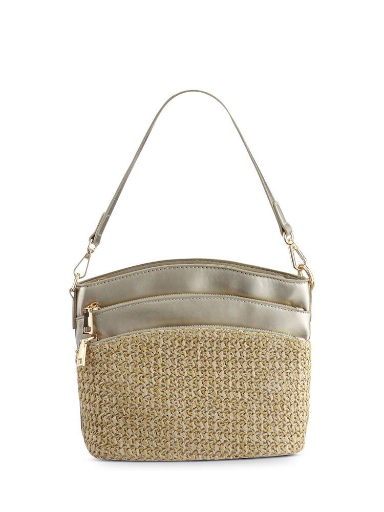 Dorado - Pavers Adjustable Cross-Body Bag - Imagen 2 de 4 Dorado - Pavers Adjustable Cross-Body Bag - Imagen 2 de 4