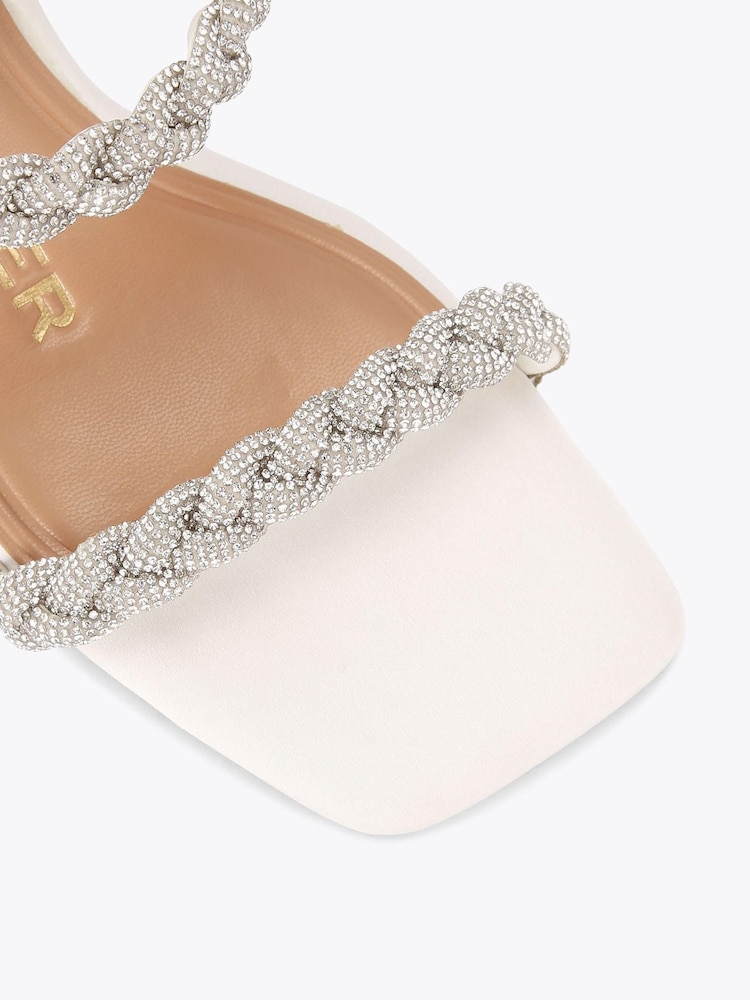 Kg Kurt Geiger Chrome Faye2 Sandals - Image 4 of 4