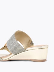 Kg Kurt Geiger Gold Arlo2 Sandals - Image 3 of 4