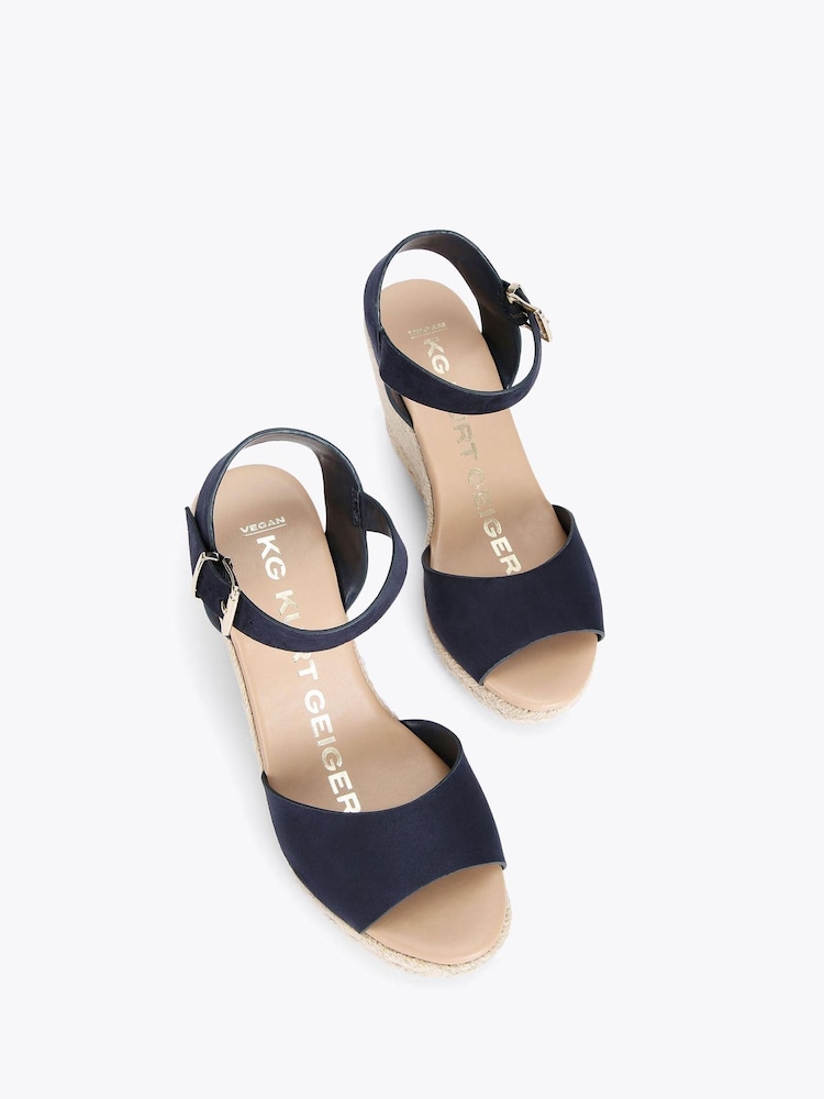 Kg Kurt Geiger Blue Paisley3 Sandals - Image 2 of 4