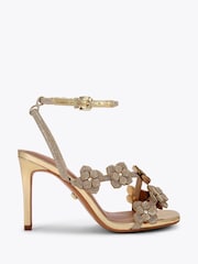 Carvela Gold Petalo Sandals - Image 1 of 4