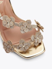 Carvela Gold Petalo Sandals - Image 4 of 4