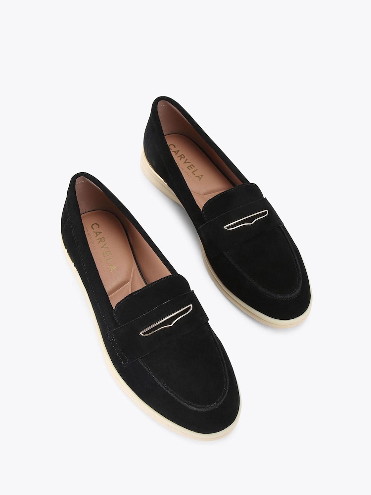 Carvela Comfort Black Fia Loafers Shoes - Image 2 of 4