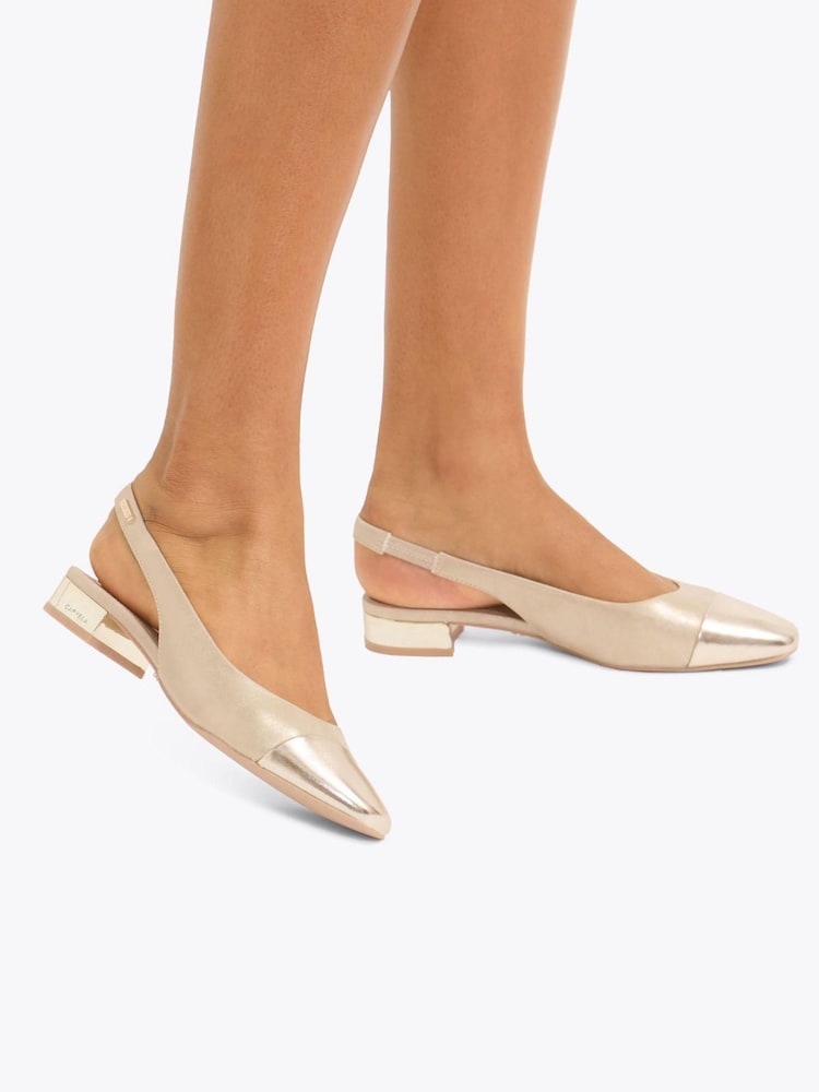 Carvela Gold Amelia Pumps - Image 1 of 5 Carvela Gold Amelia Pumps - Image 1 of 5