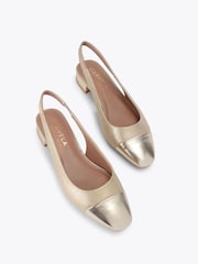 Carvela Gold Amelia Pumps - Image 2 of 4