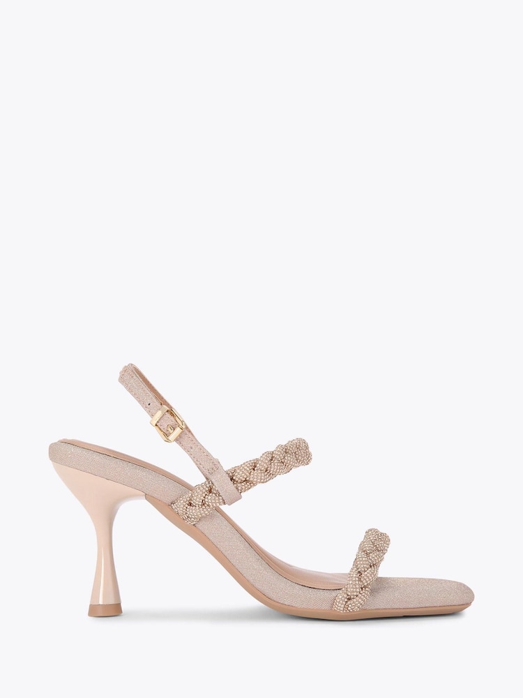 KG Kurt Geiger Metallic Faye2 Sandals - Image 1 of 4