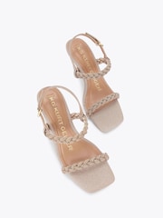 KG Kurt Geiger Metallic Faye2 Sandals - Image 2 of 4