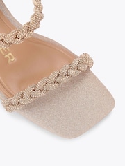 KG Kurt Geiger Metallic Faye2 Sandals - Image 4 of 4