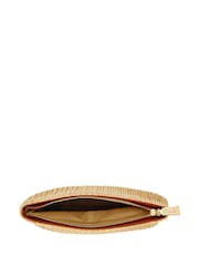 Jones Bootmaker Natural Wylie Fold Over Clutch - Image 4 of 4