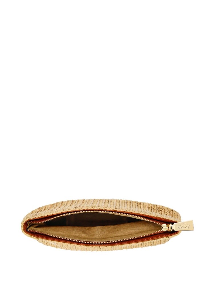 Jones Bootmaker Natural Wylie Fold Over Clutch - Image 4 of 4