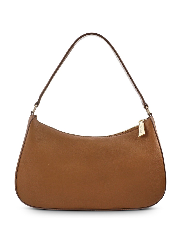 Jones Bootmaker Brown Verbier Multi Fasten Leather Shoulder Bag - Image 2 of 4