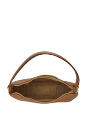 Jones Bootmaker Brown Verbier Multi Fasten Leather Shoulder Bag - Image 4 of 4