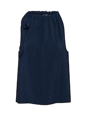 Cream Blue Crelora Sleeveless Top - Image 5 of 6
