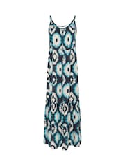 Cream CRTiah Maxi Blue Dress - Image 4 of 4