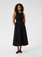 KAkirtsen Sleeveless Midi Black Dress - Image 1 of 5