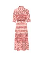 Cream CRTiah Pink Shirt Dress - Image 5 of 5