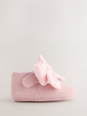 smALLSAINTS Pink Bow Mary Jane Padders - Image 2 of 6