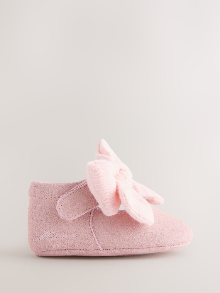 smALLSAINTS Pink Bow Mary Jane Padders - Image 2 of 6