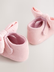 smALLSAINTS Pink Bow Mary Jane Padders - Image 5 of 6